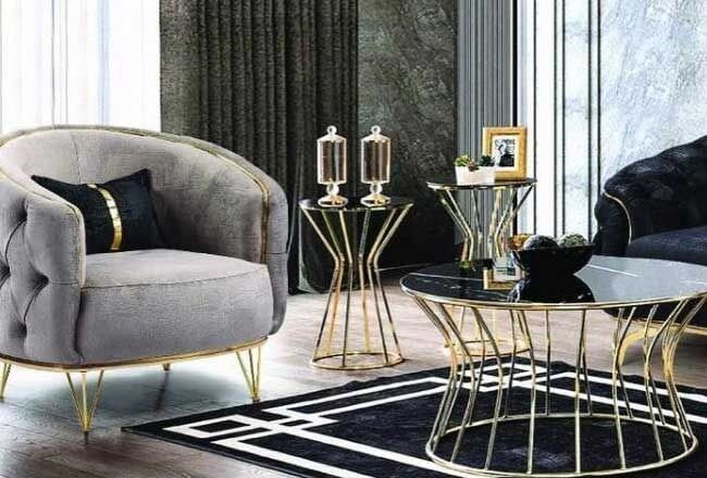 مبل با پارچه جاسمین