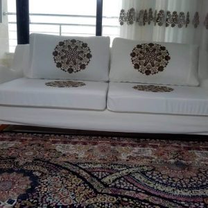 کاور مبل پارچه کرپ قابی