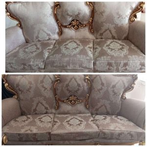 قبل و بعد از شستشوی مبل