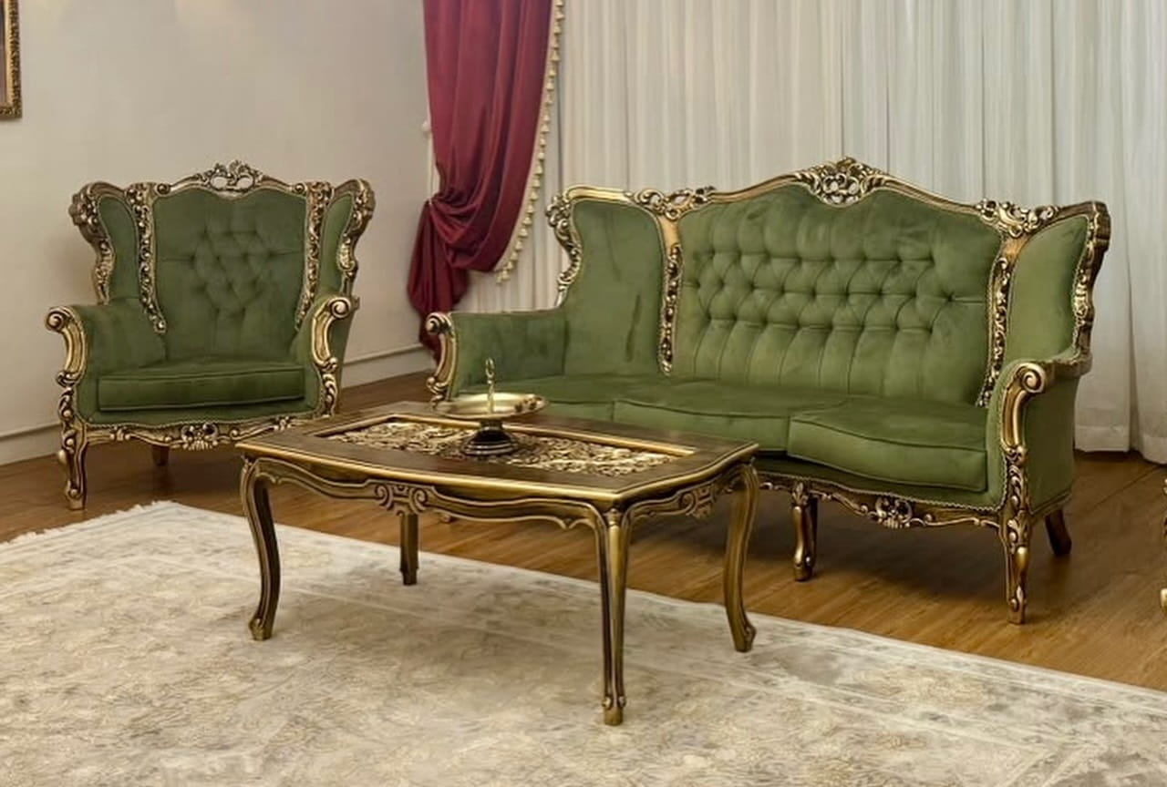 مبل استیل چوب راش